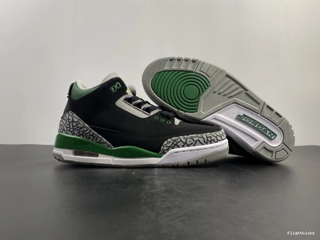 Air 3 Jordan Pine CT8532-030 Green 0806